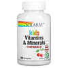 Solaray, жувальні вітаміни та мікроелементи для дітей, зі смаком натуральної черешні, 120 жувальних таблеток