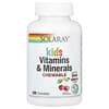 Vitaminas y minerales para niños, Masticables, Cereza negra natural, 120 comprimidos masticables