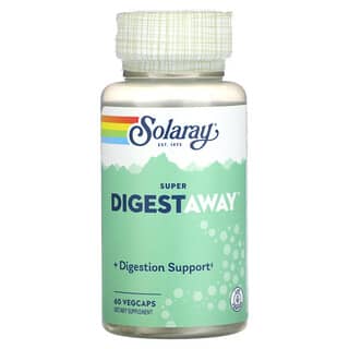 Solaray, Super Digest Away, 60 capsules végétales