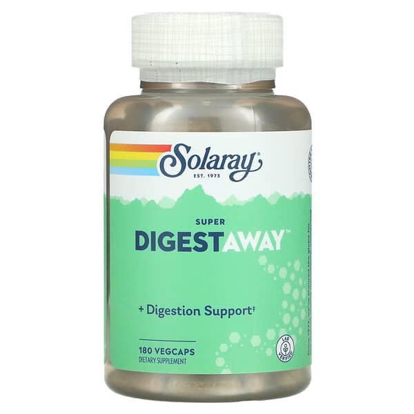 Solaray‏, Super Digestaway, Digestive Enzyme Blend, 180 VegCaps