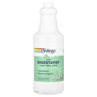Solaray, Super Digestaway™, Aloe Vera Juice, Natural Vanilla, 32 fl oz (946 mL)