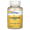 L-arginina, 500 mg, 100 cápsulas vegetales