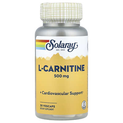 Solaray, L-Carbon, 500 mg, 30 Vegetarian Capsules