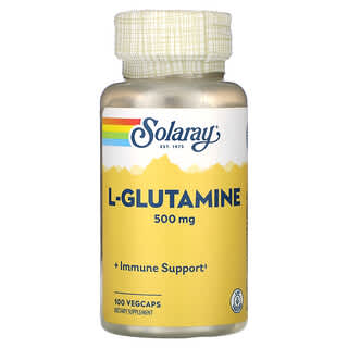 Solaray, L-Glutamin, 500 mg, 100 pflanzliche Kapseln