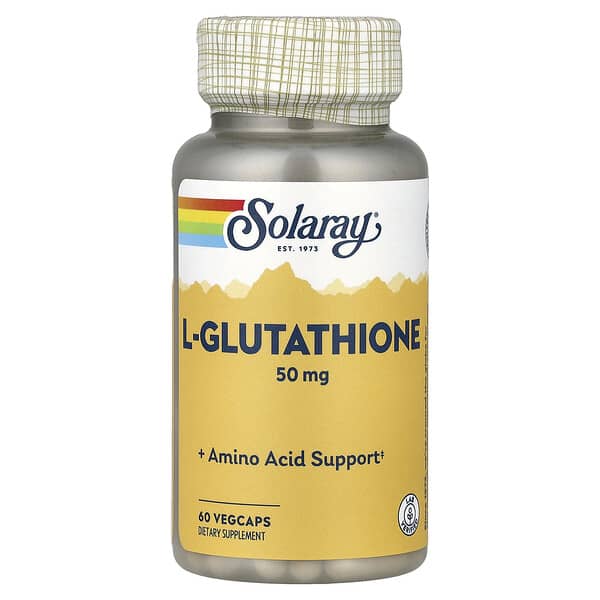 L-Glutathione, 50 mg, 60 VegCaps