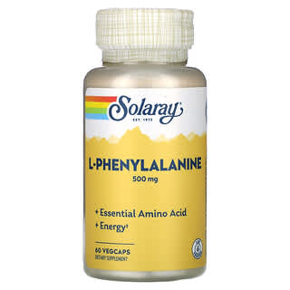 Solaray, L-Fenilalanina, 500 mg, 60 VegCaps