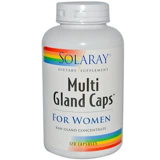 Solaray, Multi Gland Caps, for Women, 120 Capsules