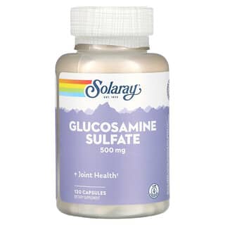 Solaray, сульфат глюкозаміну, 500 мг, 120 капсул