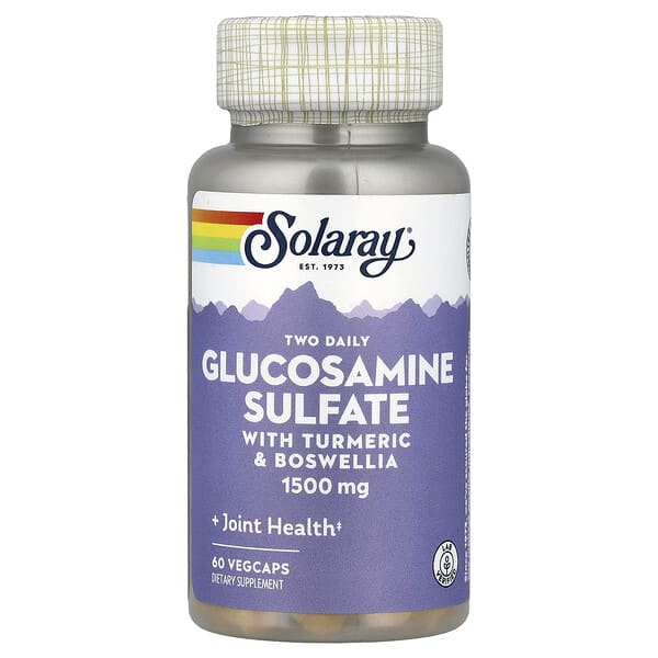 Glucosamine Sulfate, with Turmeric & Boswellia, 60 Vegcaps