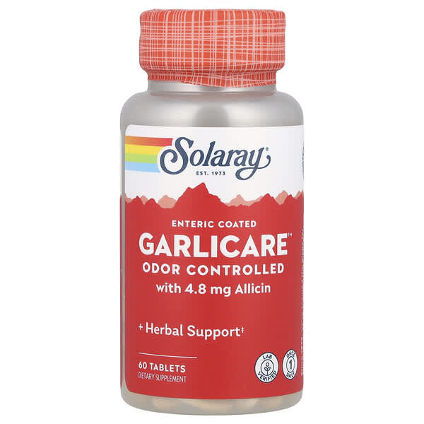 Solaray Enteric Coated GarliCare®, 60 Tablets