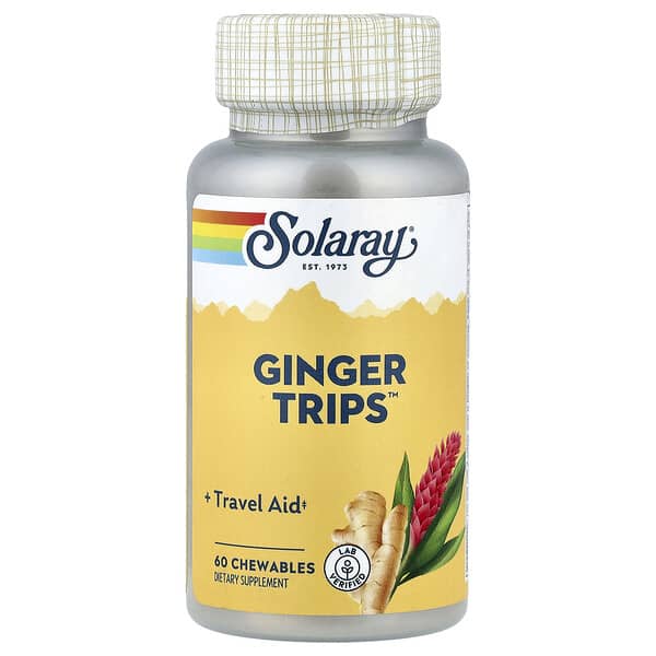 Solaray Ginger Trips™, 60 Chewables