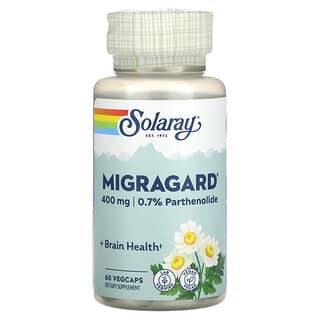 Solaray, MigraGard, 400 mg, 60 cápsulas vegetales