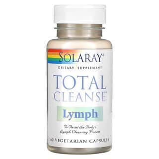 Solaray, Total Cleanse для лимфы, 60 вегетарианских капсул