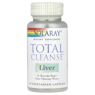 Solaray, Total Cleanse, Liver Help, 60 Vegetarian Capsules
