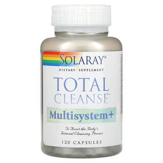 Solaray, Total Cleanse，Multisystem+，120 粒膠囊