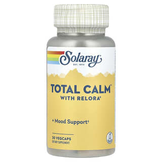 Solaray, Total Calm™ com Relora®, 30 VegCaps