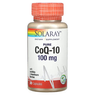 Solaray, Pure CoQ10, 100 mg, 30 Capsules