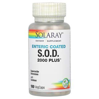 Solaray, S.O.D. 2000 Plus, 100 pflanzliche Kapseln