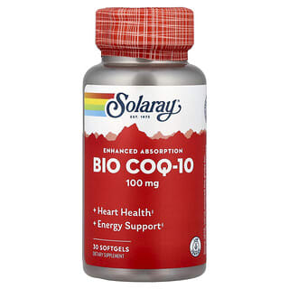 Solaray, Bio COQ-10, 30 capsules à enveloppe molle