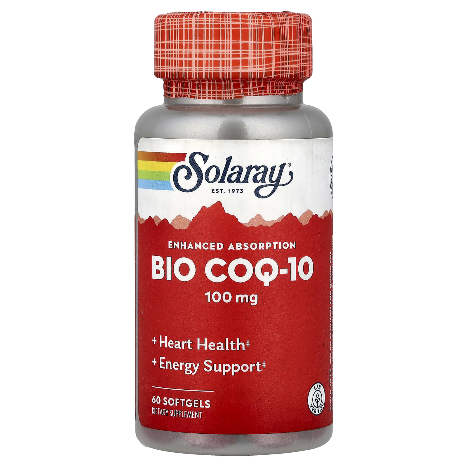 Solaray, Bio COQ-10, улучшенное усвоение, 60 капсул