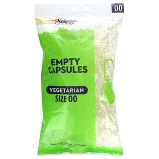 Solaray, Empty Capsules, Size 00, 500 Vegetarian Capsules