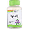 Hyssop, Whole Aerial, 450 mg, 90 VegCaps