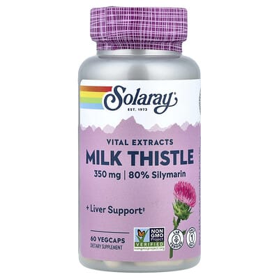 Solaray, Vital Extracts, Milk Thistle , 60 VegCaps