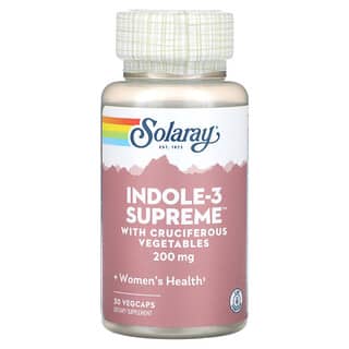 Solaray, Indole-3 Supreme, 200 mg, 30 VegCaps