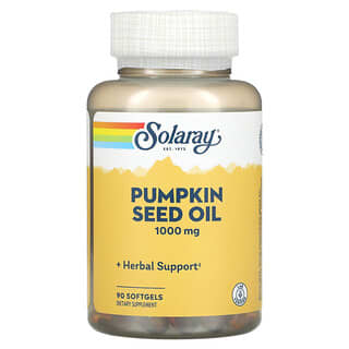 Solaray, Aceite de semilla de calabaza, 1000 mg, 90 cápsulas blandas 