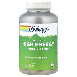 Solaray, Once Daily High Energy Multivitamin, 120 VegCaps