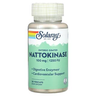Solaray, Nattokinase, 100 mg, 1,250 FU, 30 VegCaps