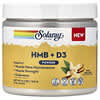 Solaray, HMB + D3 분말, 천연 바닐라, 120g(4.2oz)