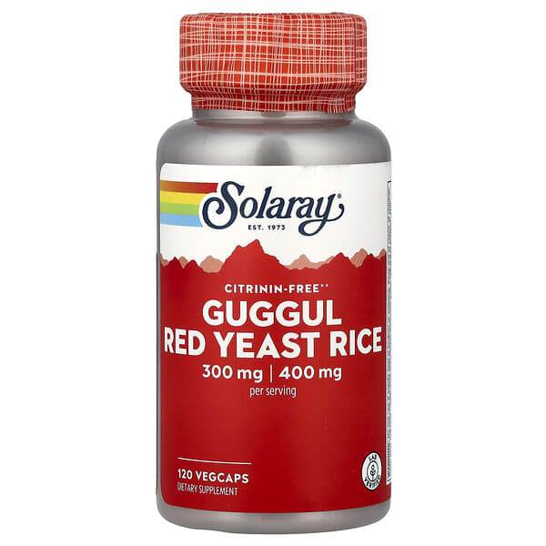 Guggul, Red Yeast Rice, 120 VegCaps