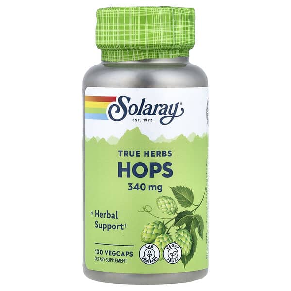True Herbs, HOPS, 340 mg, 100 Vegcaps