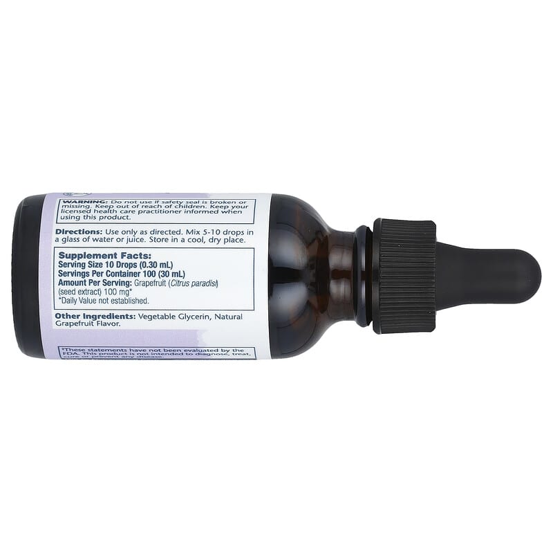 グレープフルーツ種子エキス、100mg、30ml（1液量オンス）