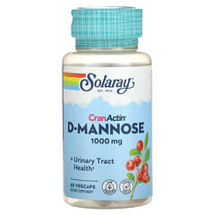 Solaray, D-甘露糖，含 CranActin，尿路健康，60 粒素食胶囊