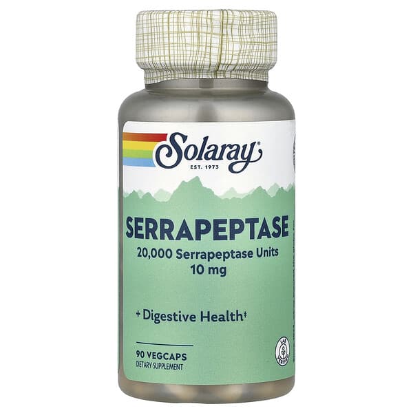 Serrapeptase, 10 mg, 90 VegCaps
