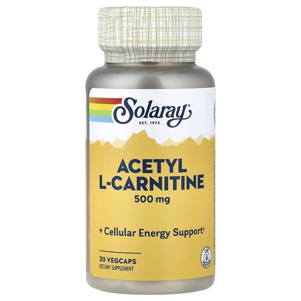 Acetyl L-Carnitine, 500 mg, 30 VegCaps