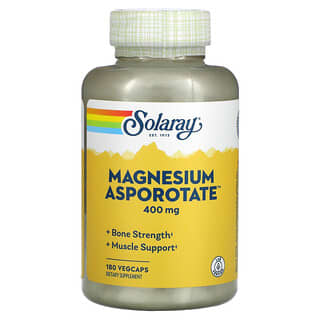 Solaray, Magnesium Asporotate, 200 mg, 180 VegCaps