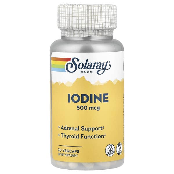 Iodine, 500 mcg, 30 VegCaps