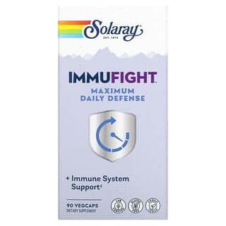 Solaray, ImmuFight, Defensa diaria máxima, 90 cápsulas vegetales
