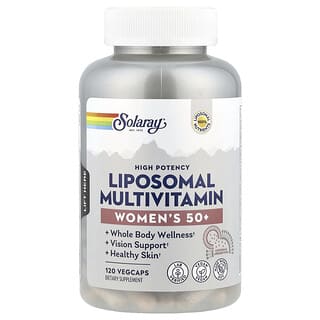 Solaray, Suplemento multivitamínico liposomal de alta potencia, Mujeres de 50 años en adelante, 120 cápsulas vegetales