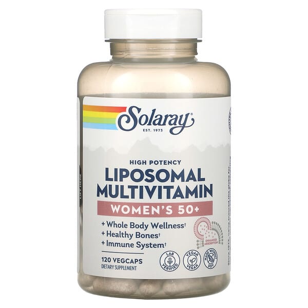 Solaray‏, High Potency Women's 50+ Liposomal Multivitamin, 120 VegCaps