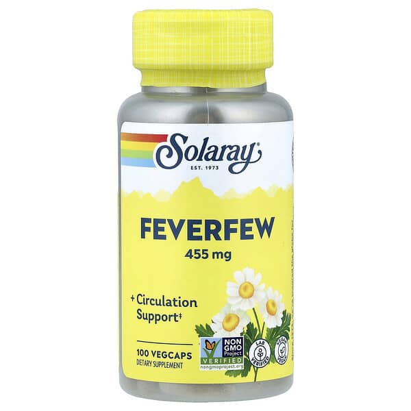 Feverfew, 455 mg, 100 VegCaps