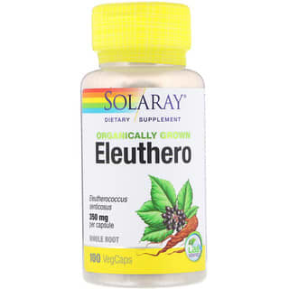Solaray, Organically Grown Eleuthero, 350 mg, 100 VegCaps