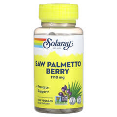 Solaray, Saw Palmetto Berry, 1,110 mg, 100 VegCaps (Kapsül başına 555 mg)