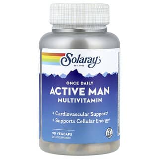 Solaray, Kerran päivässä Active Man -monivitamiini, 90 kasviskapselia