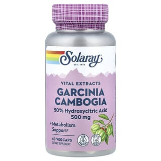 Solaray, Garcinia cambogia, 500 mg, 60 Vegcaps