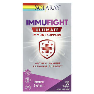 Solaray, ImmuFight™, Lo último en refuerzo inmunitario, 90 cápsulas vegetales