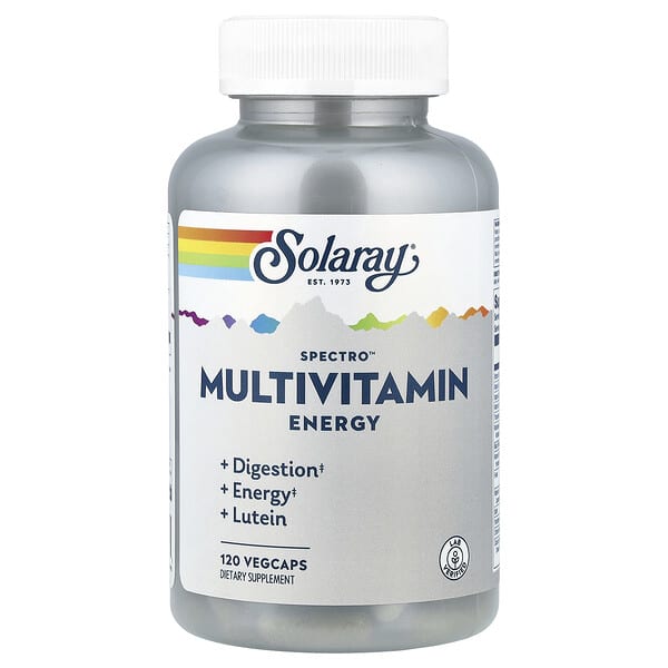 Solaray, Spectro, Multivitamin, 120 Vegetabilske Kapsler